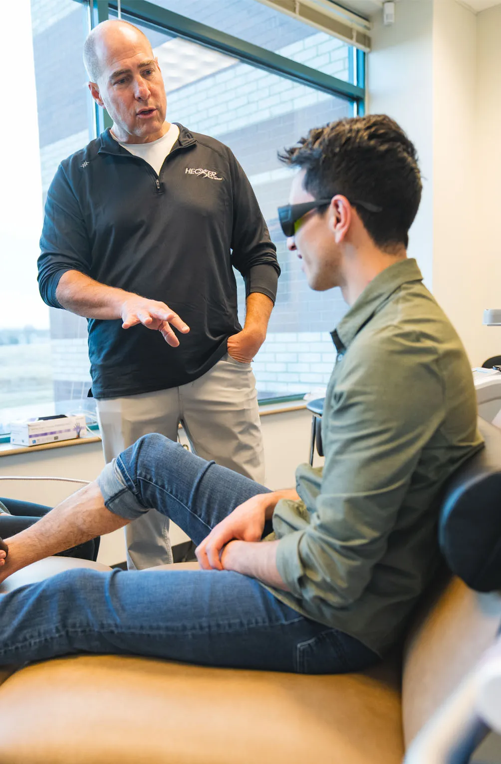 Dr. Tom Hecker in his Fort Collins clinic